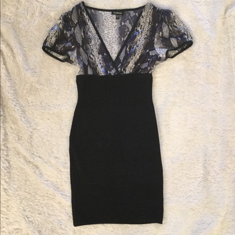 Bebe snake Dress